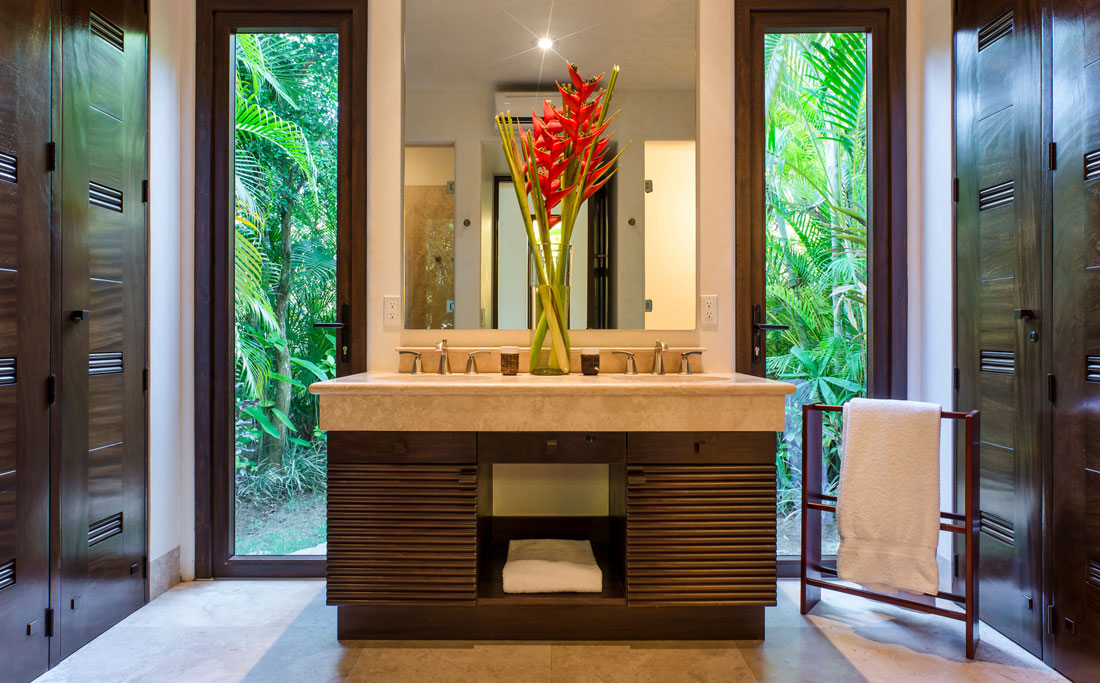 Casa Querencia - Luxury Home Rental - Bunk Suite Bathroom - Punta Mita Mexico