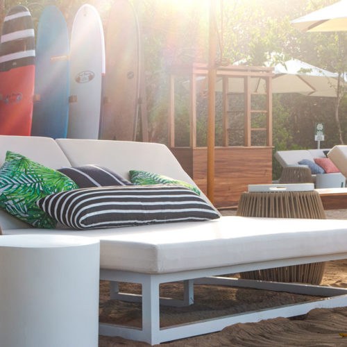 Casa Querencia - Luxury Home Rental - El Surf Club Outdoor Lounge - Punta Mita Mexico