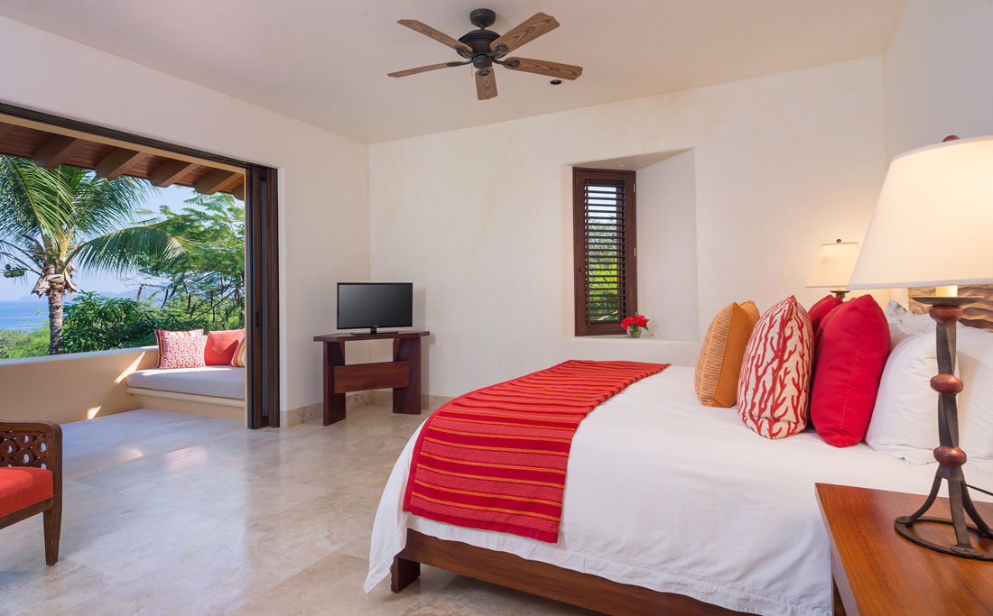 Casa Querencia - Luxury Home Rental - Guest Master Suite Bedroom - Punta Mita Mexico