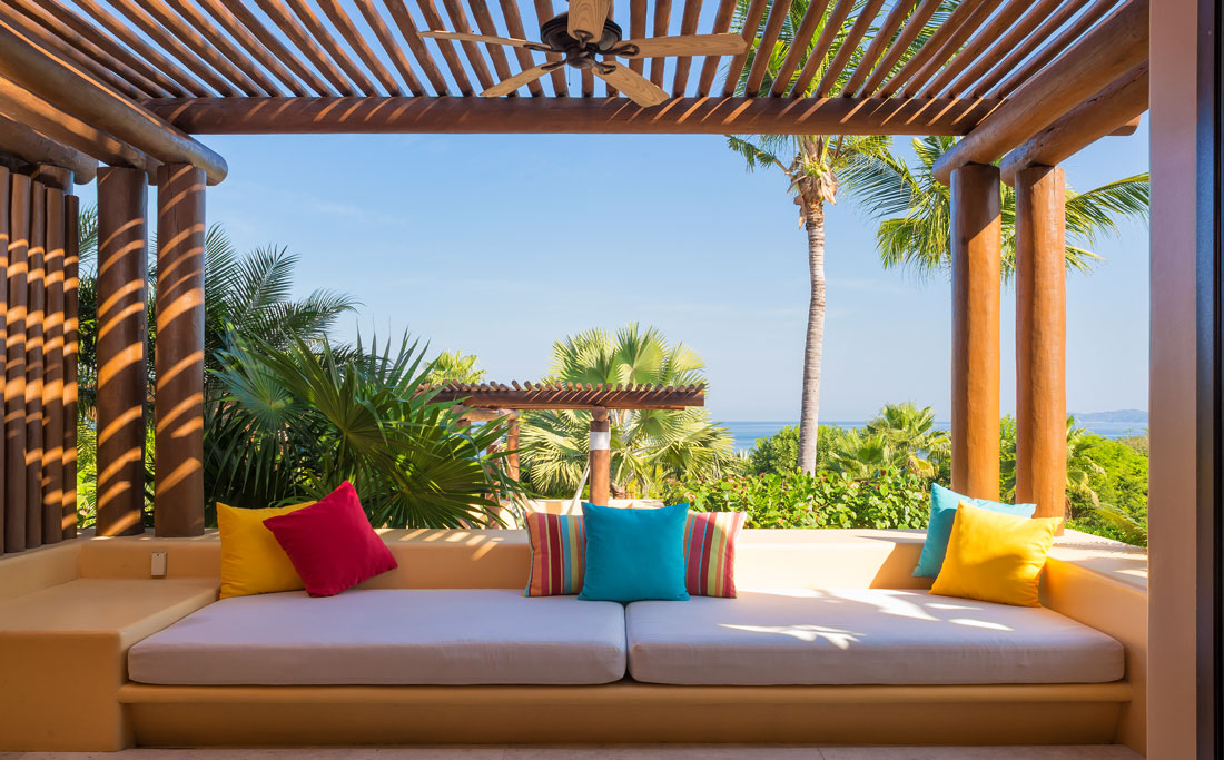 Casa Querencia - Luxury Home Rental - Guest Suite 1 Terrace View - Punta Mita Mexico