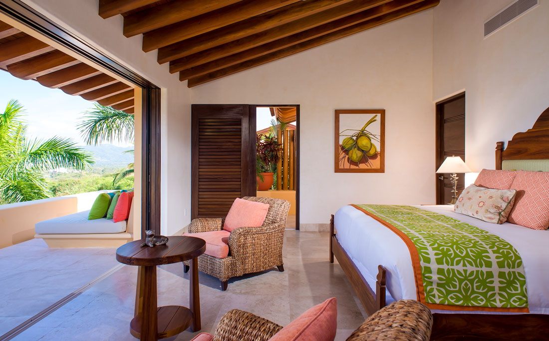 Casa Querencia - Luxury Home Rental - Master Suite Bedroom - Punta Mita Mexico